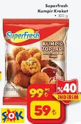 SUPERFRESH KUMPİR KROKET 300 G